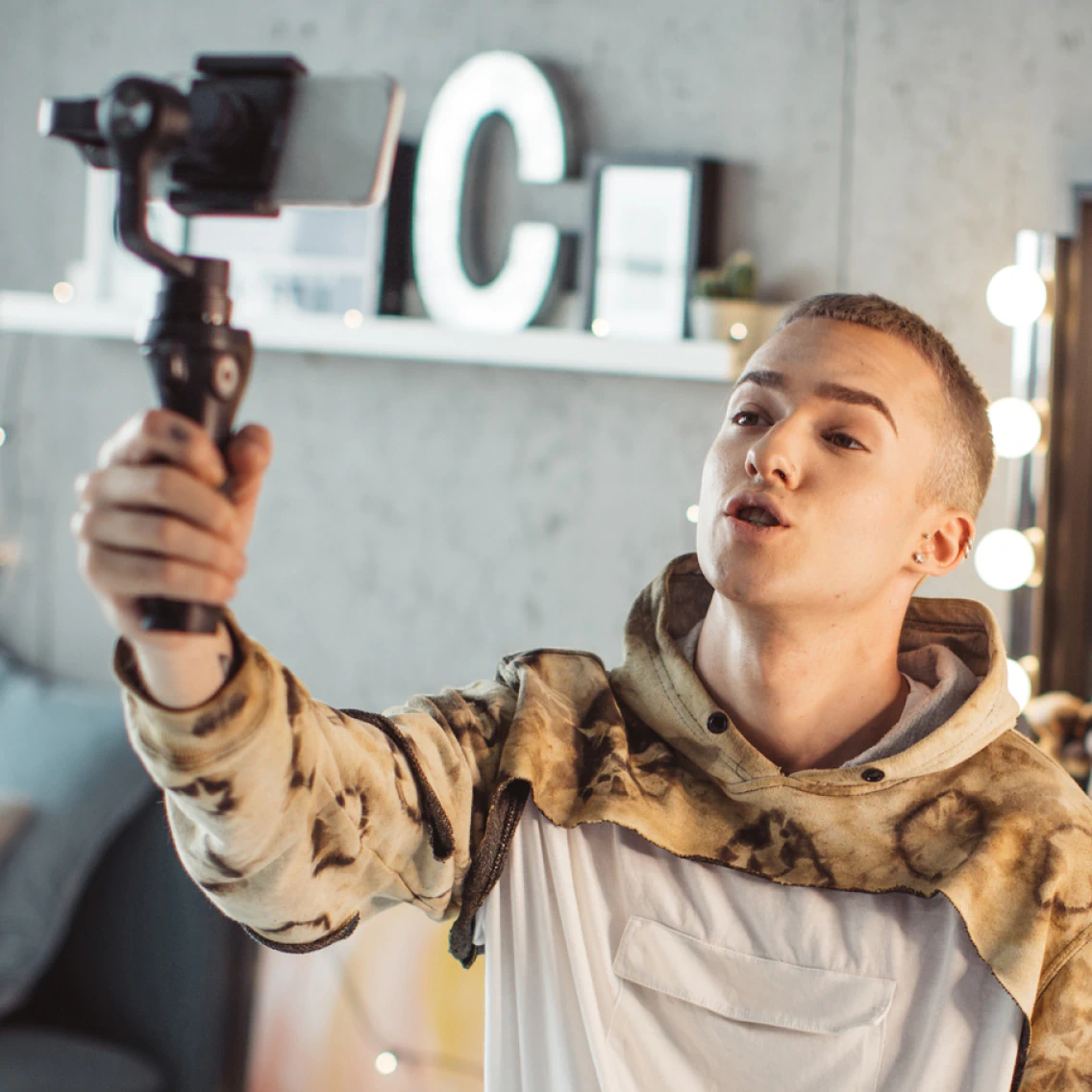 Create trendy content for social media content