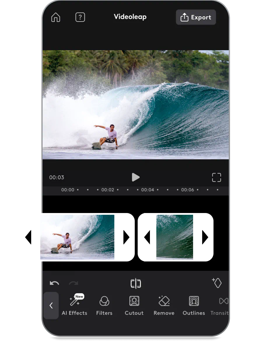 Split videos into frames