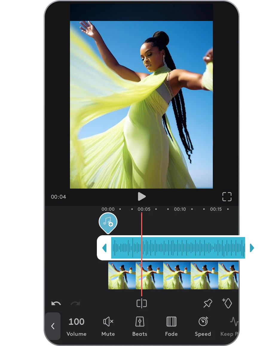 Put audio over your videos