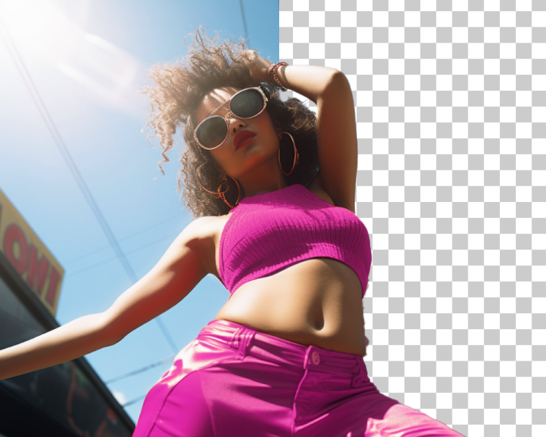 Remove backgrounds with our AI video background remover