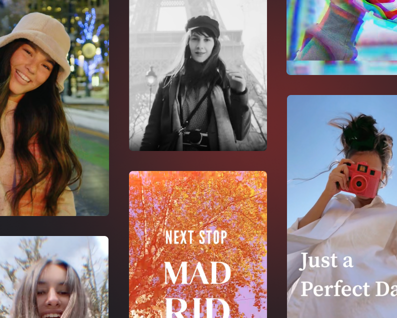 Create with premade templates for social media