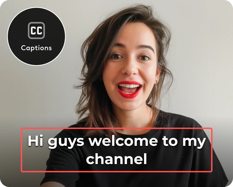 Add captions to videos with Videoleap