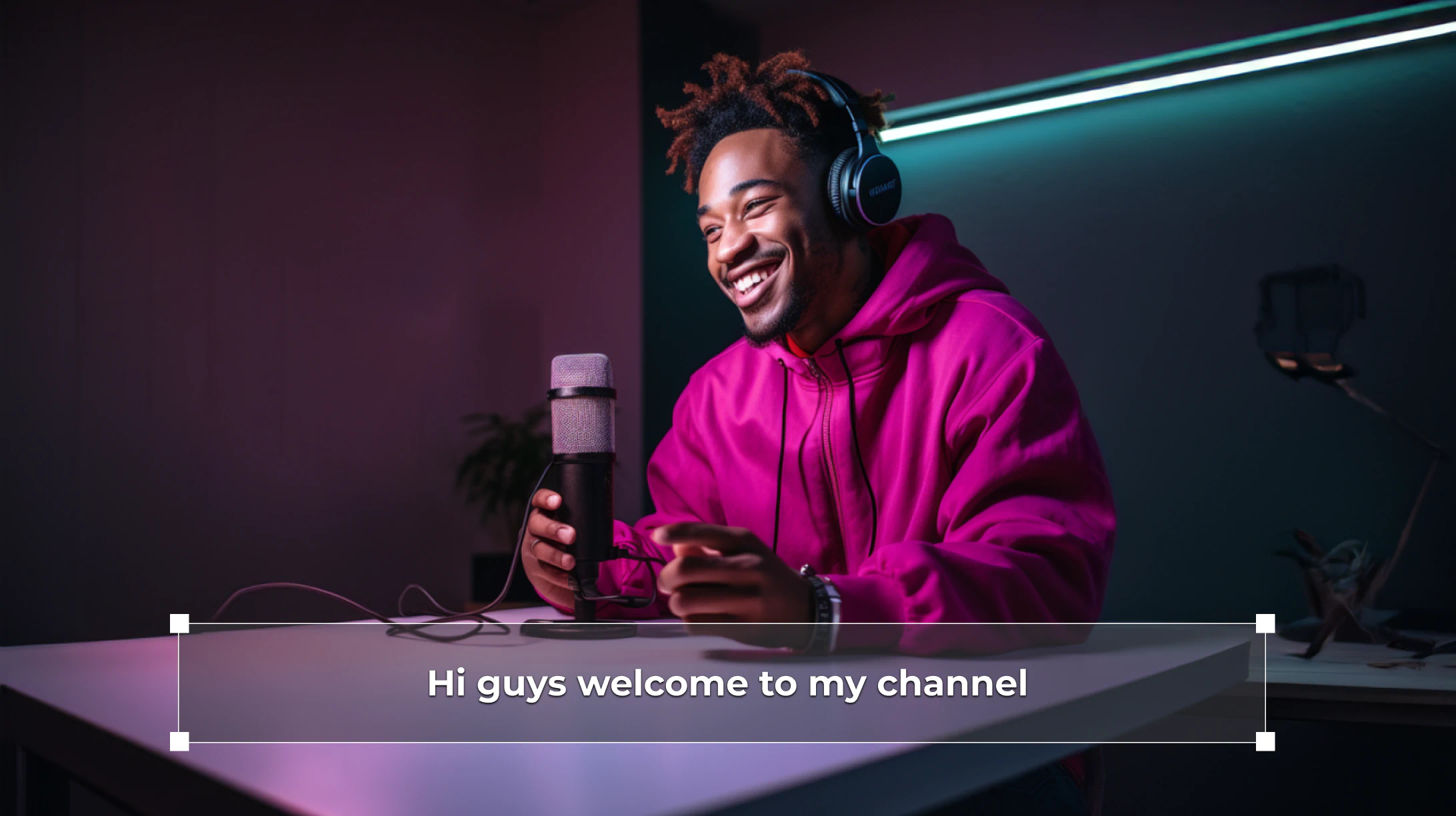 Subtitles in videos with Videoleap